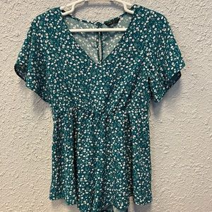 Women's floral SHEIN romper - NO SZ TAG fits like L/XL